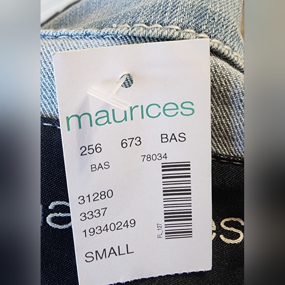 Maurices Women's Demin & Lace Sleeveless Vest, Button Up, Size Small, S - Picture 10 of 12